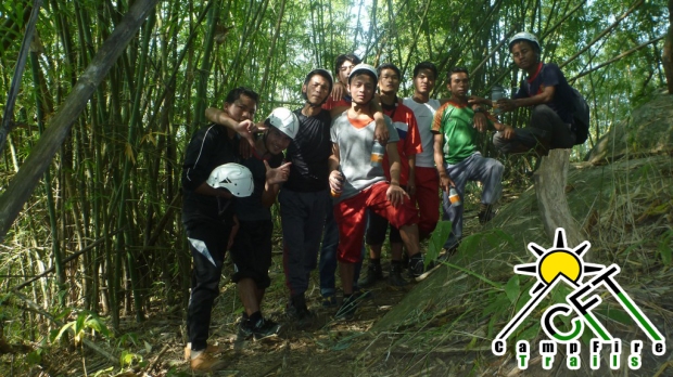 Year of the Youth - Students from Government Boys' Jowai & Shillong College trekking at Sohliya Village